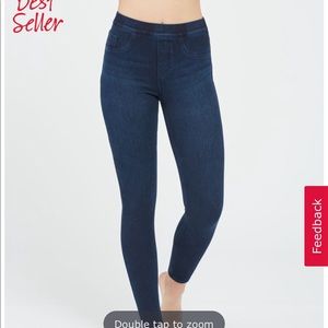Spanx jean-ish leggings